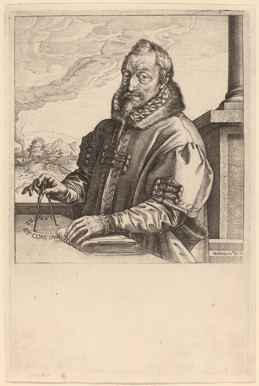 Christopher Plantin av Hendrik Goltzius