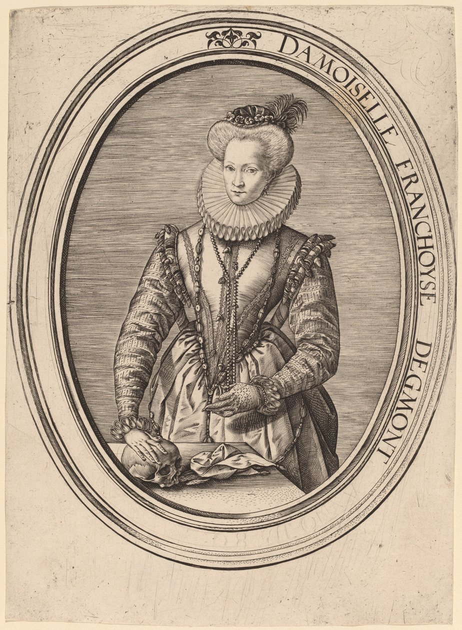 Françoise van Egmond av Hendrik Goltzius