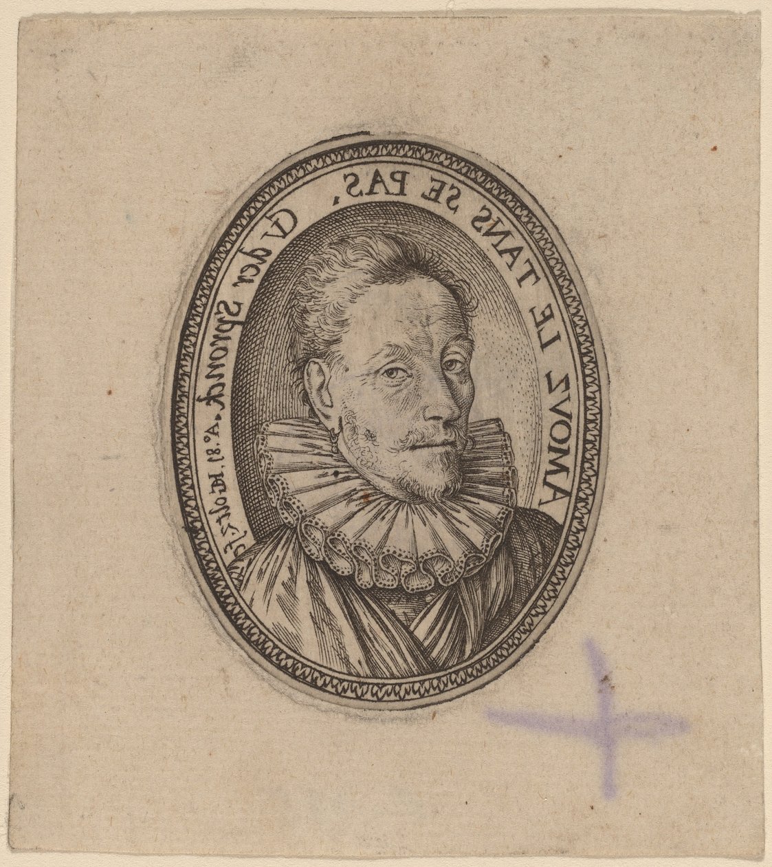 Gheraert van der Spronck av Hendrik Goltzius