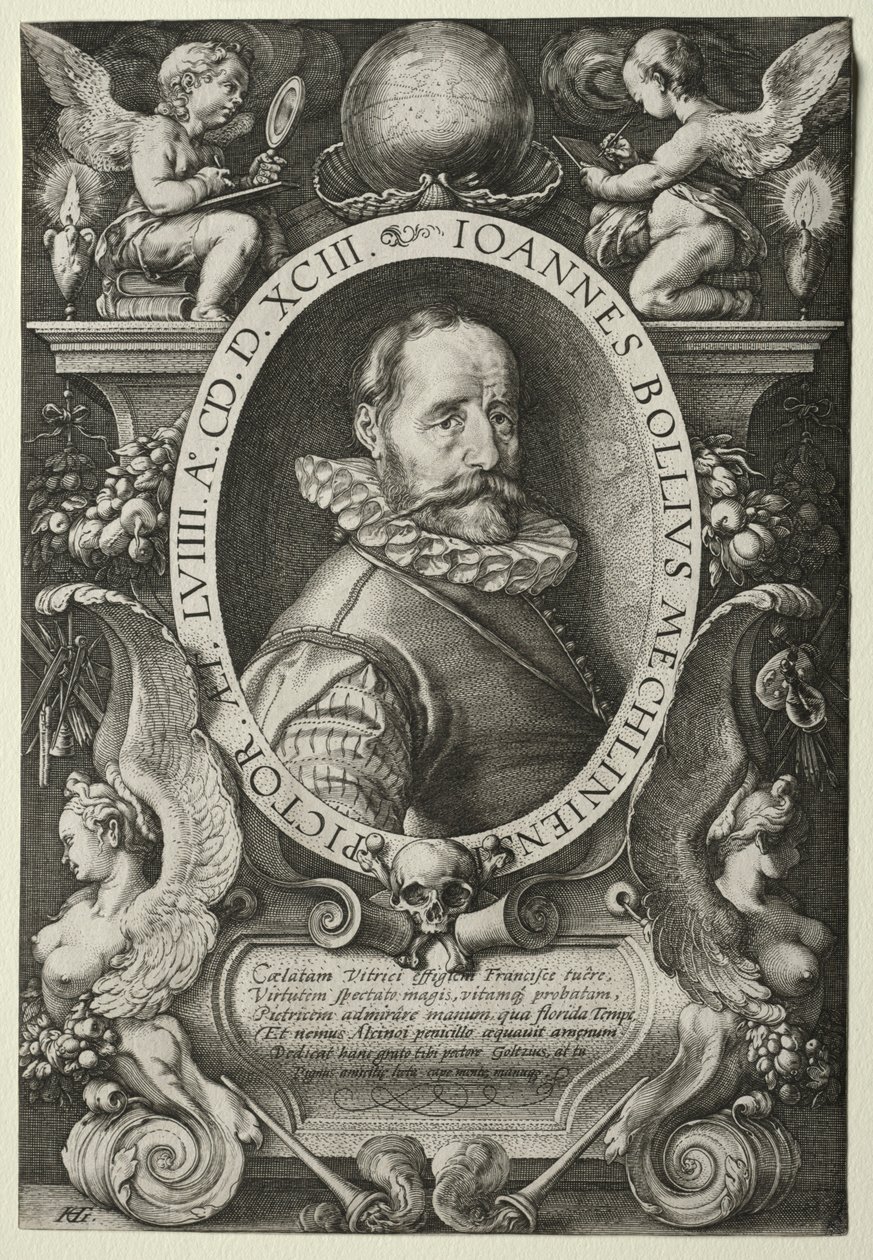 Hans Bol, 1593. av Hendrik Goltzius