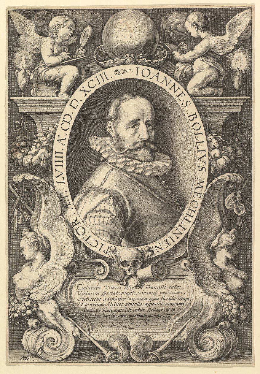 Hans Bol, 1593. av Hendrik Goltzius