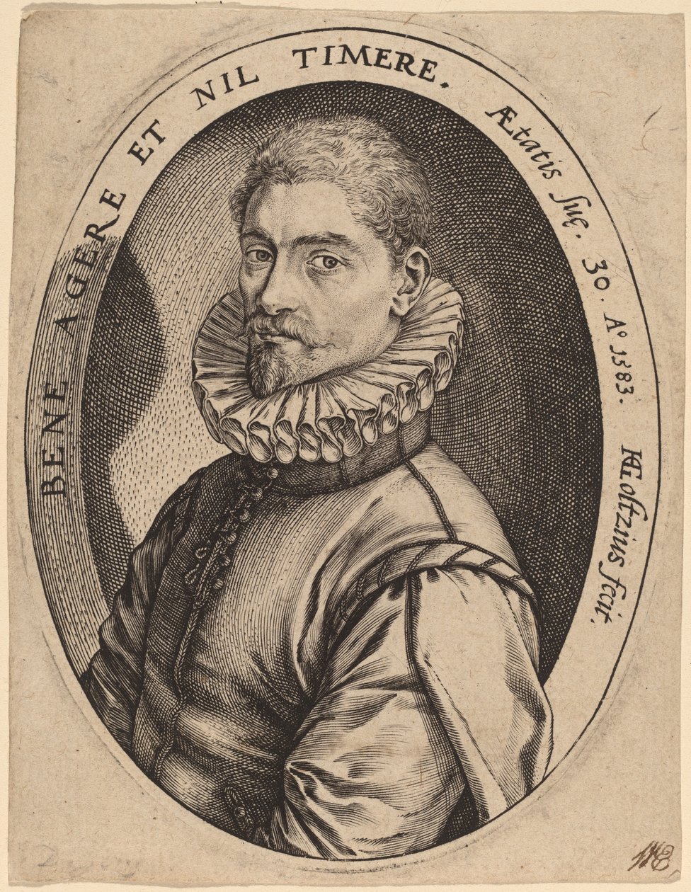Hieronymus Scholiers av Hendrik Goltzius