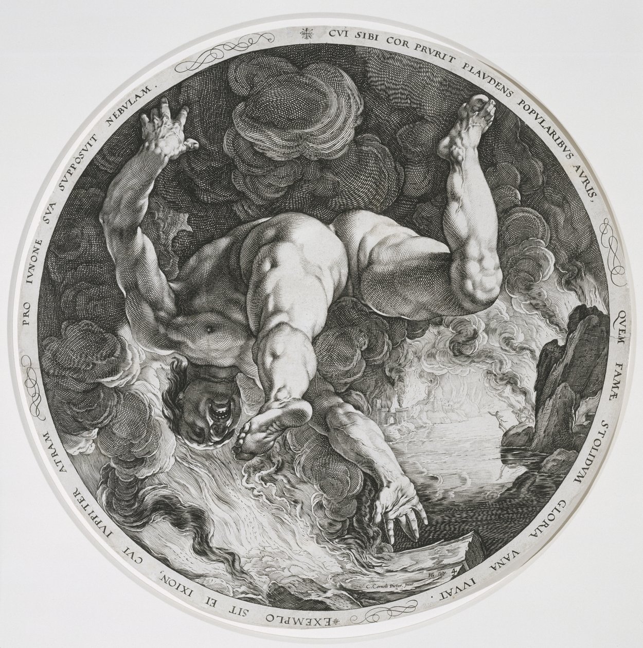 Ixion, 1588 av Hendrik Goltzius
