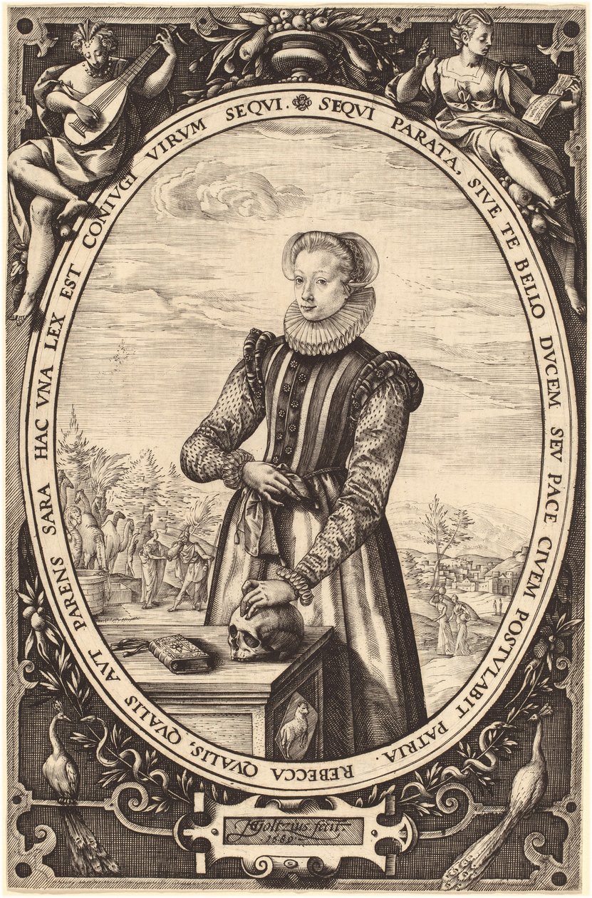 Josina Hamels av Hendrik Goltzius