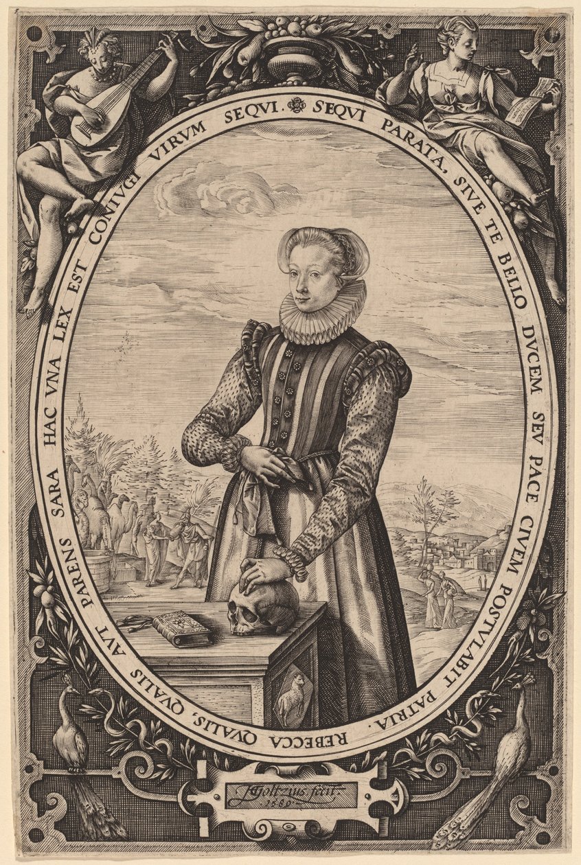 Josina Hamels av Hendrik Goltzius