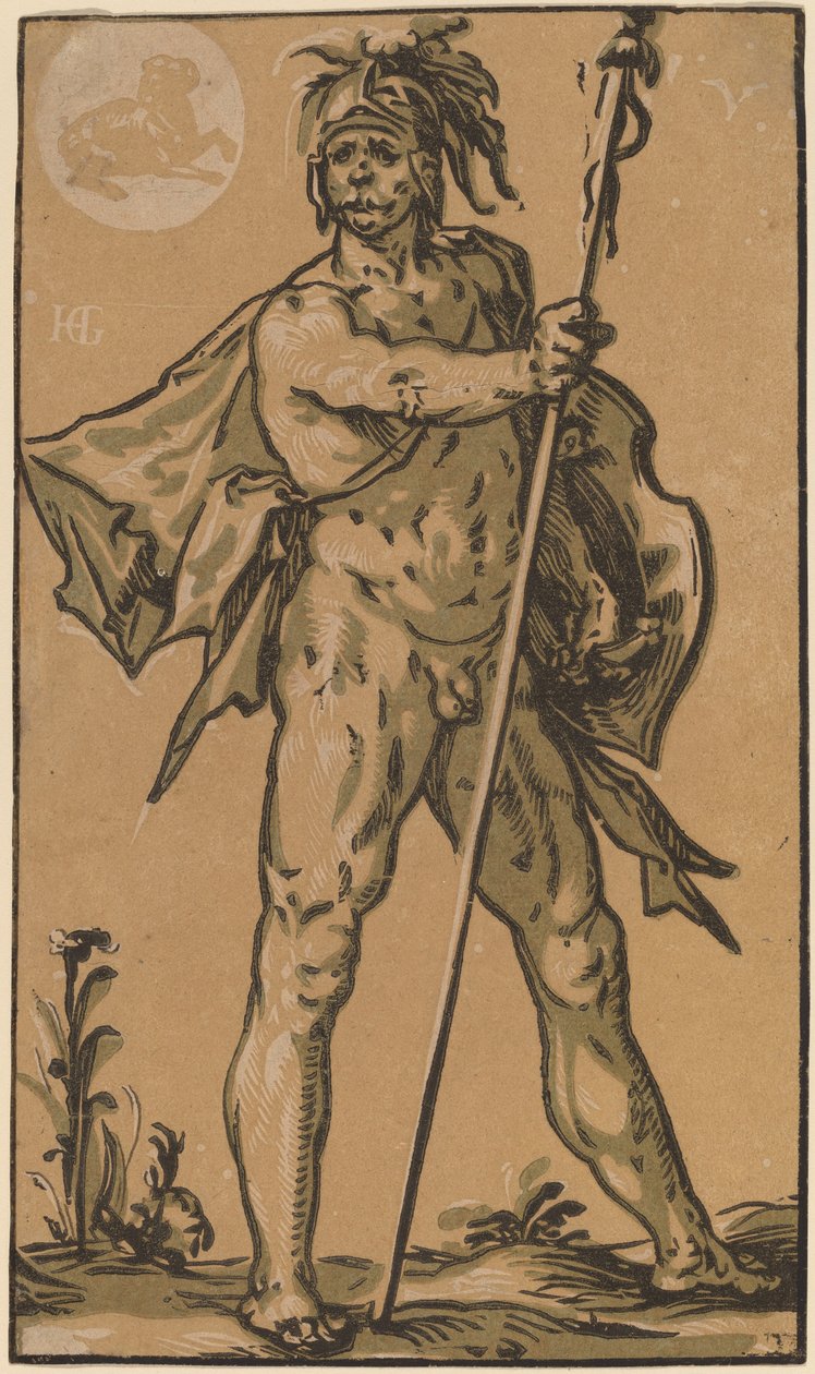 Mars av Hendrik Goltzius