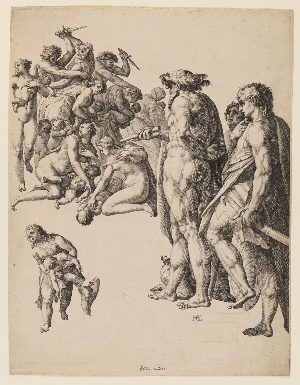 Massakren på de uskyldige av Hendrik Goltzius