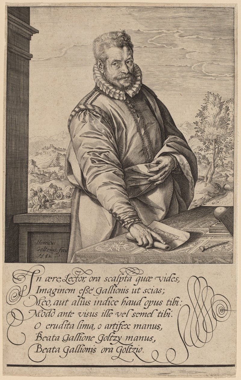 Philip Galle av Hendrik Goltzius