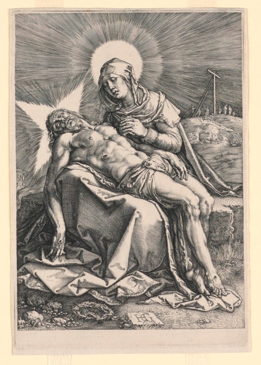 Pieta av Hendrik Goltzius