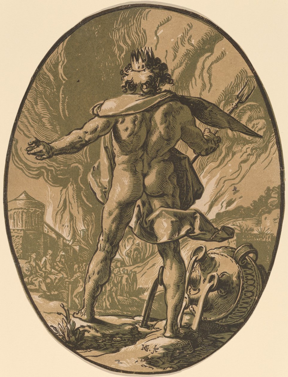 Pluto av Hendrik Goltzius