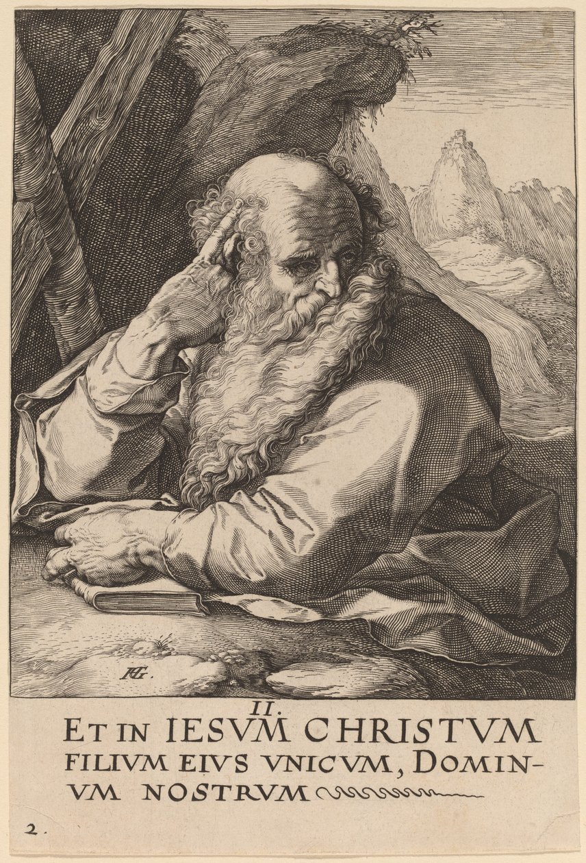 Saint Andrew av Hendrik Goltzius