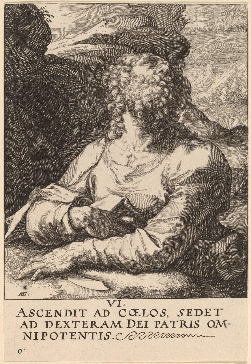 Sankt Bartolomeus av Hendrik Goltzius