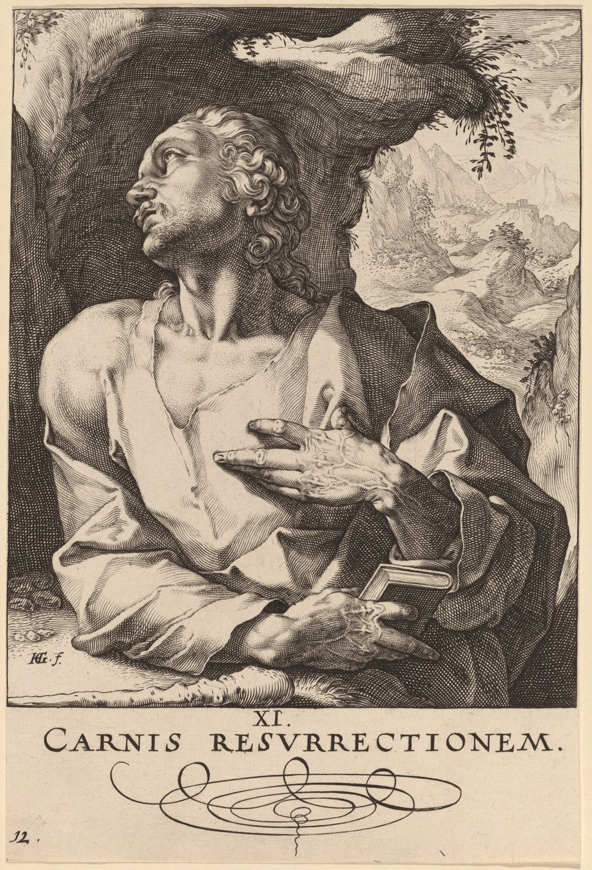 Saint Jude Thaddeus av Hendrik Goltzius