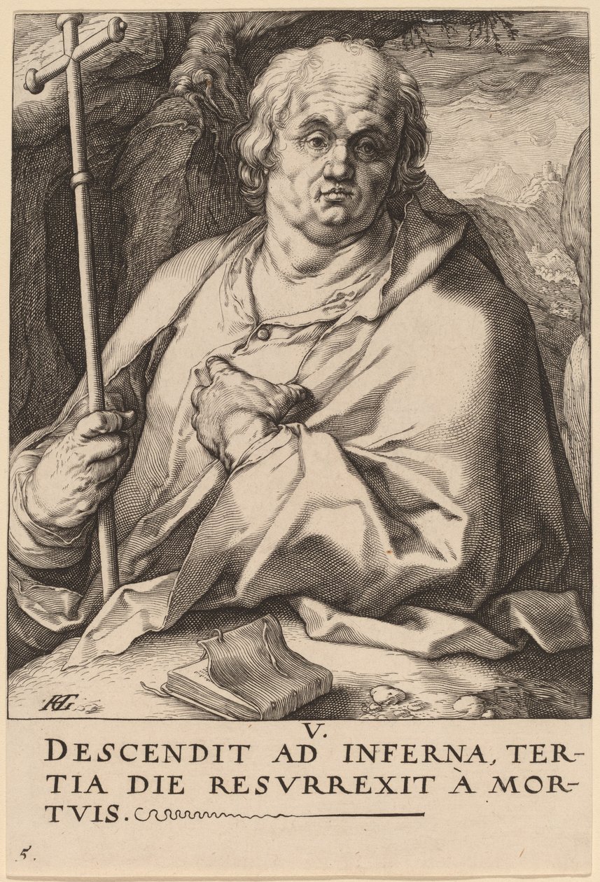 Saint Philip av Hendrik Goltzius