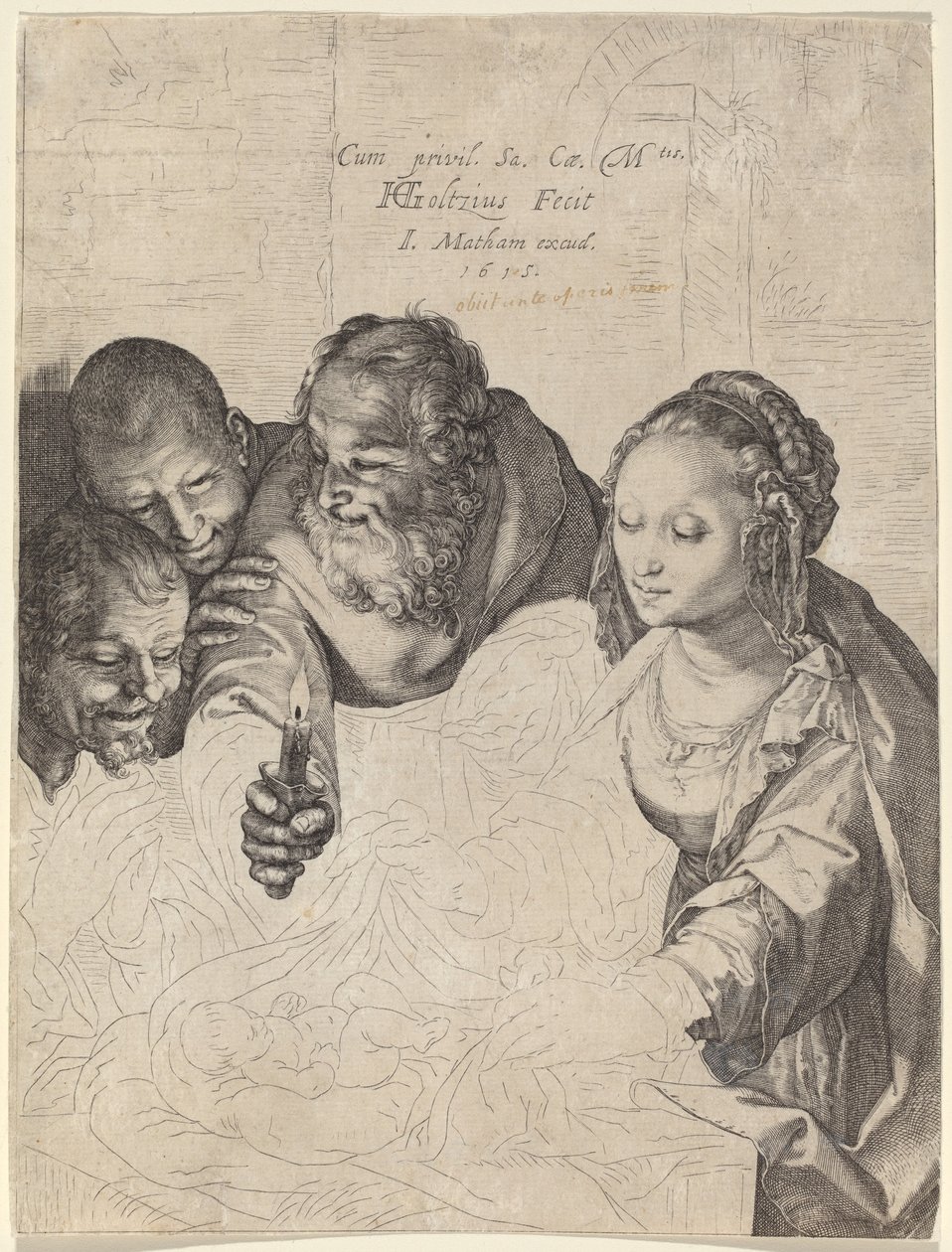 Hyrdenes tilbedelse av Hendrik Goltzius