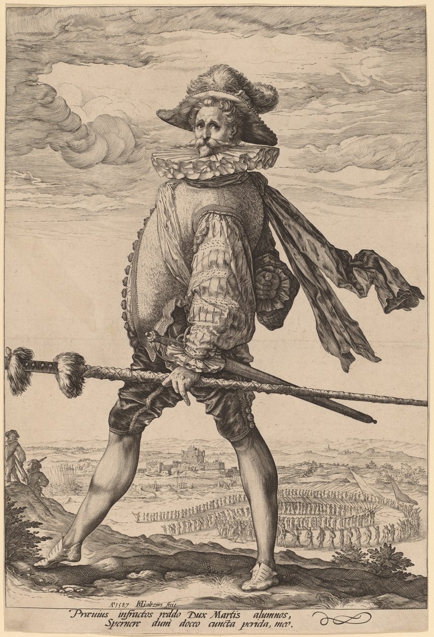 Kapteinen for infanteriet av Hendrik Goltzius