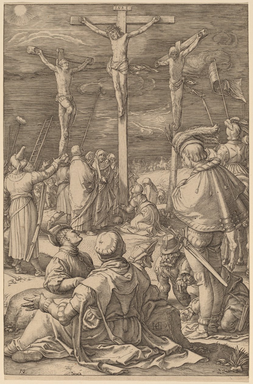 Korsfestelsen av Hendrik Goltzius