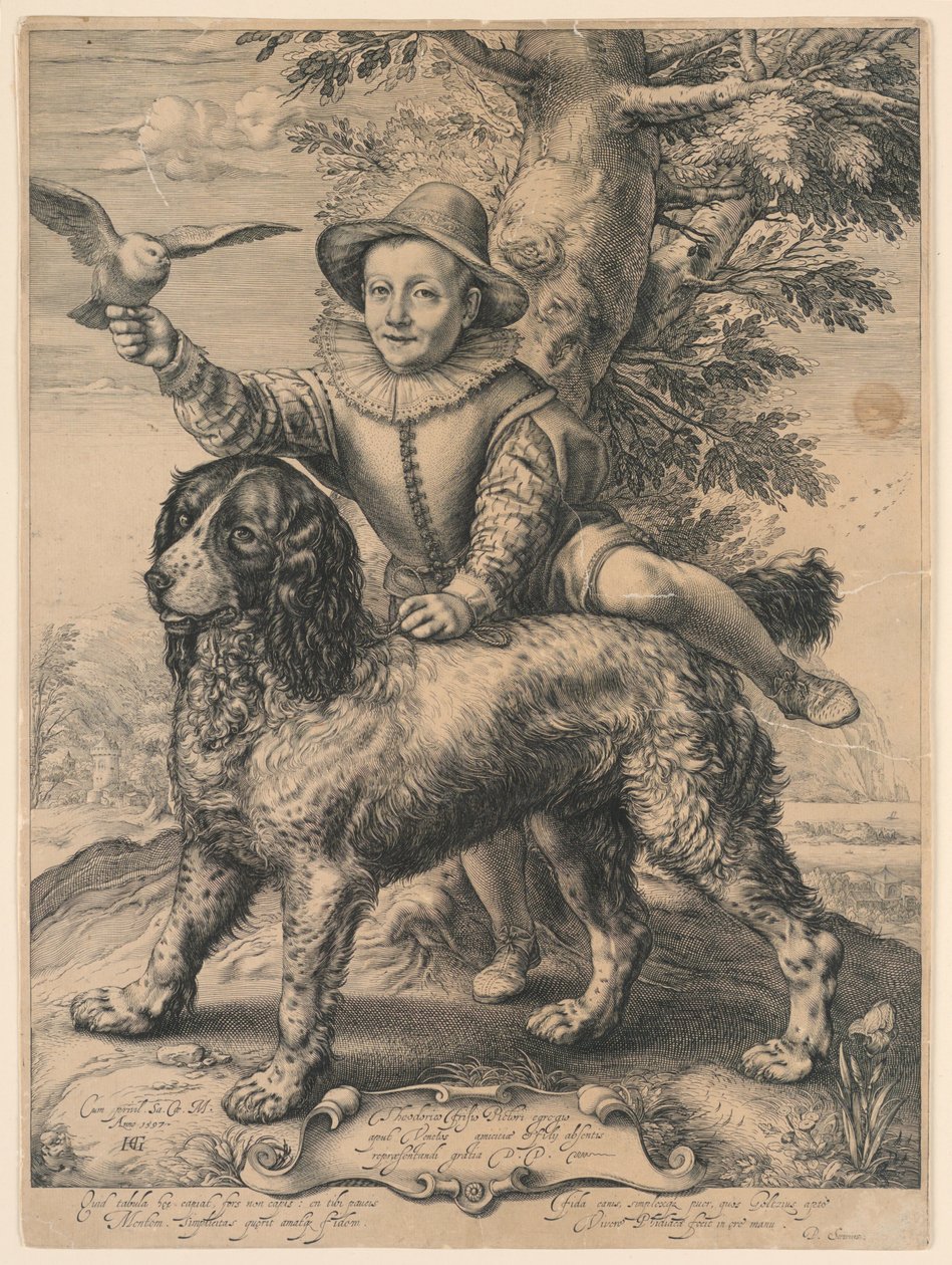 Hunden til Goltzius av Hendrik Goltzius