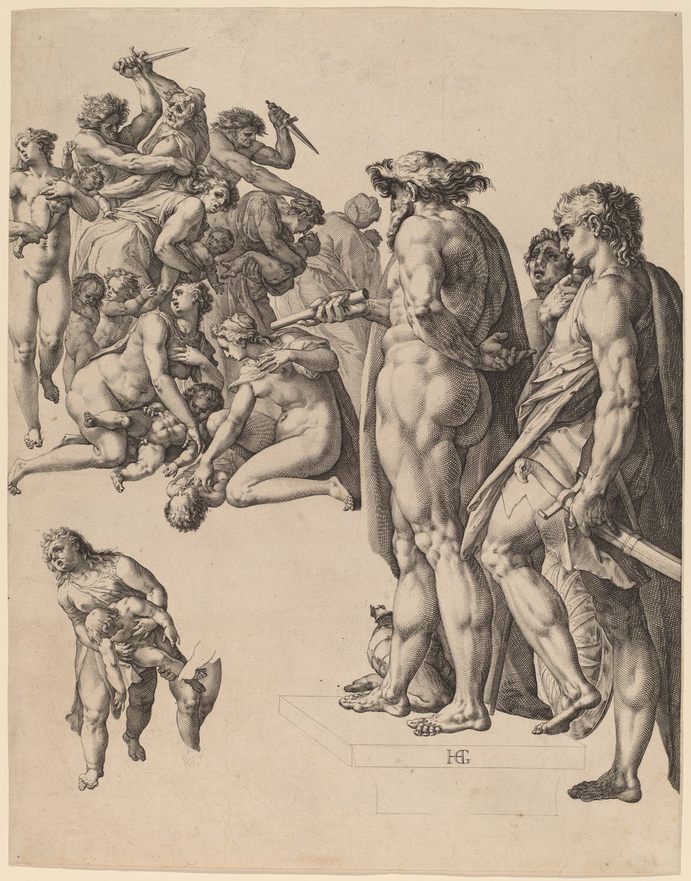 Massakren på de uskyldige av Hendrik Goltzius