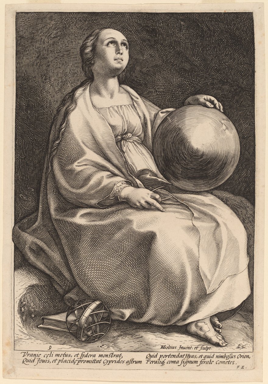 Urania av Hendrik Goltzius