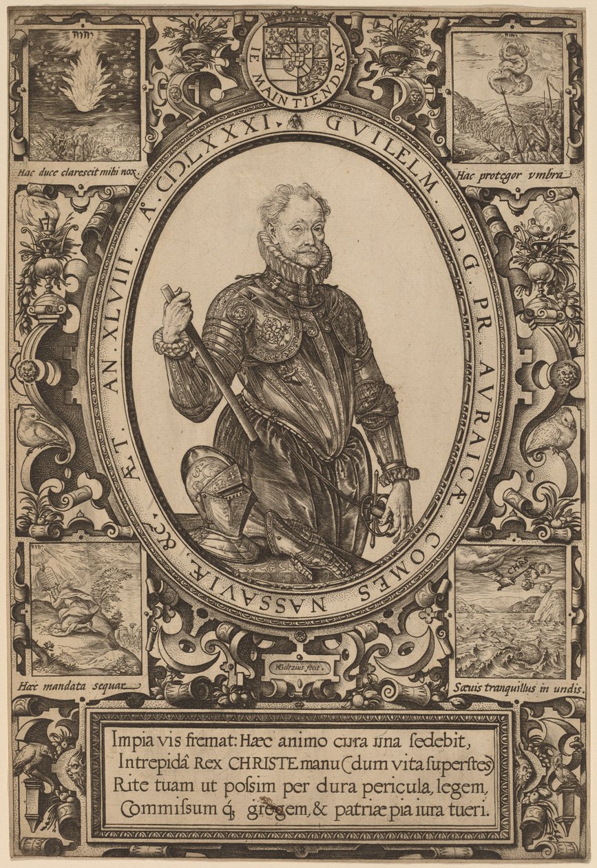 William, greve av Nassau, prins av Orange av Hendrik Goltzius