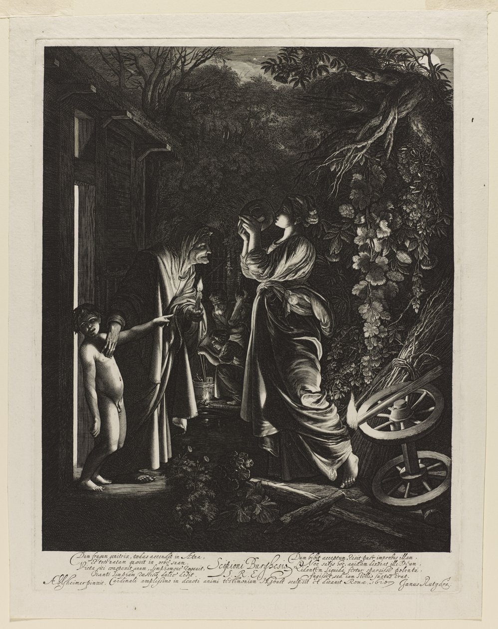 The Mocking of Ceres (Ceres søker hennes datter) av Hendrik Goudt