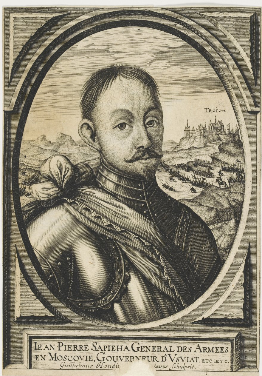 Jan Piotr Sapieha 1569-1611, ca. 1630. av Hendrik Hondius the Elder