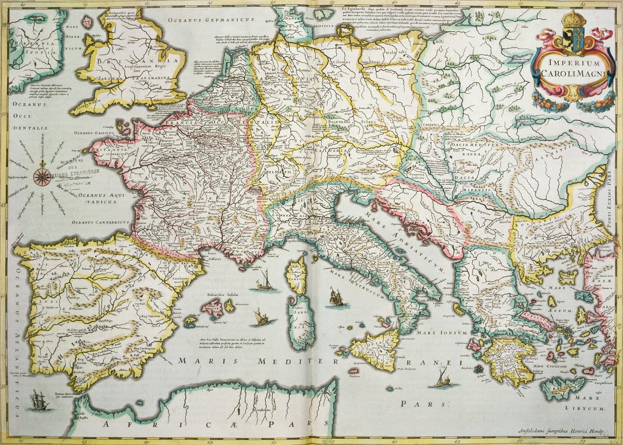 The Empire of Charlemagne (742-814) fra 