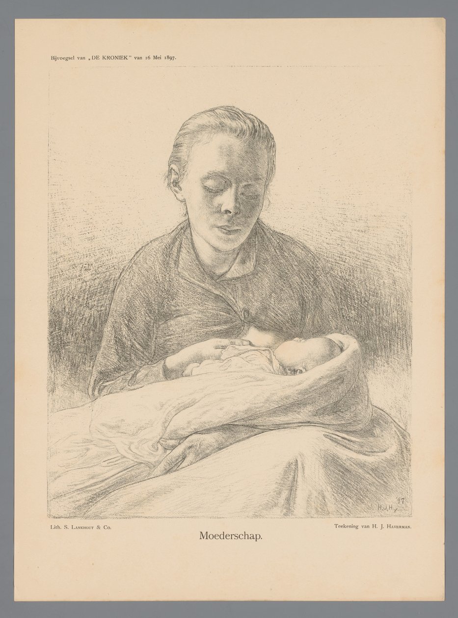 Barsel (tittel på objekt) av Hendrik Johannes Haverman