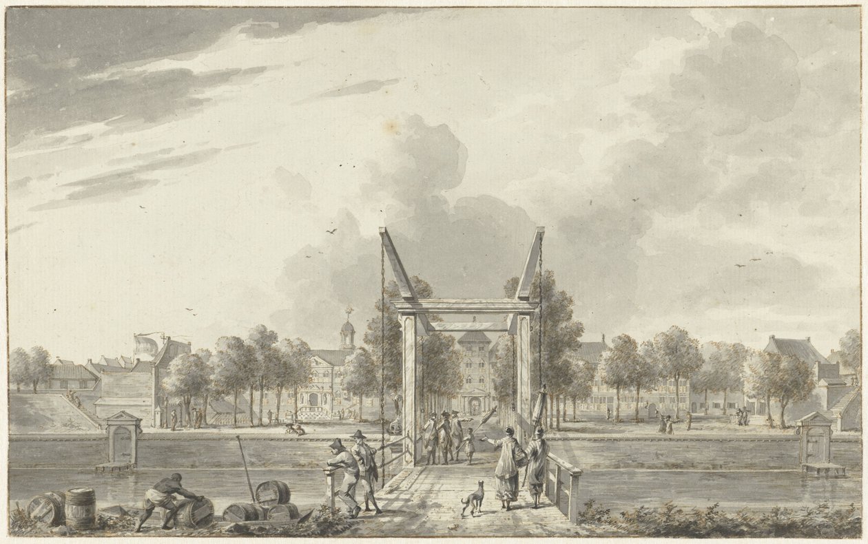 Sysselmannens hus i Batavia av Hendrik Kobell