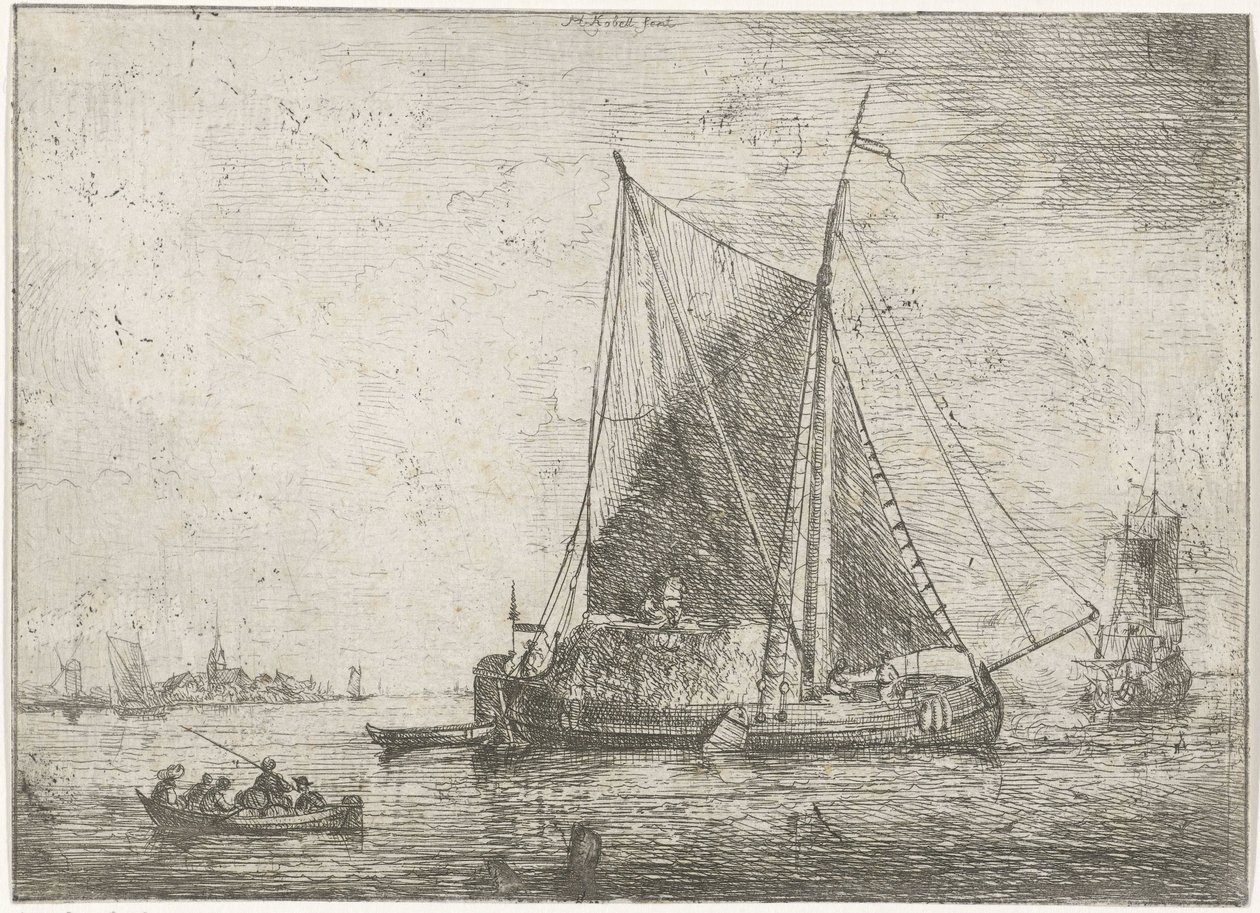 høylekter av Hendrik Kobell