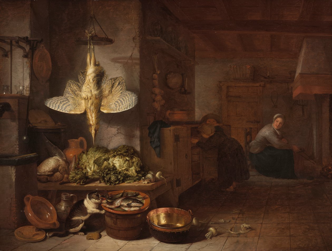 Et kjøkken av Hendrik Martensz. Sorgh