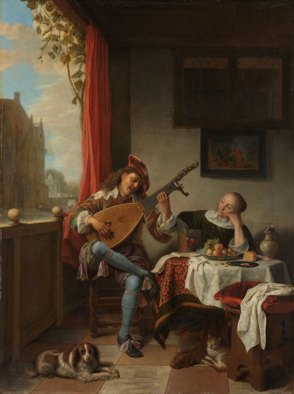 Lutespilleren av Hendrik Martensz Sorgh