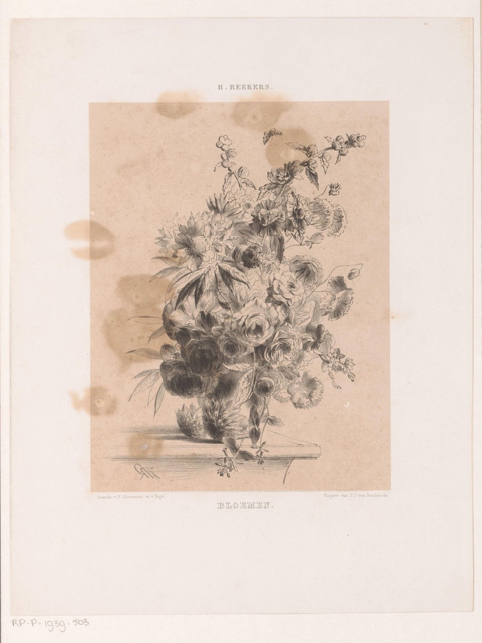 blomsterdekorasjon av Hendrik Reekers