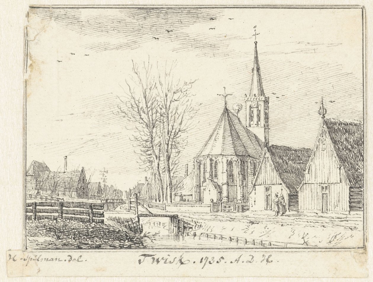 Landsbyen Twisk av Hendrik Spilman