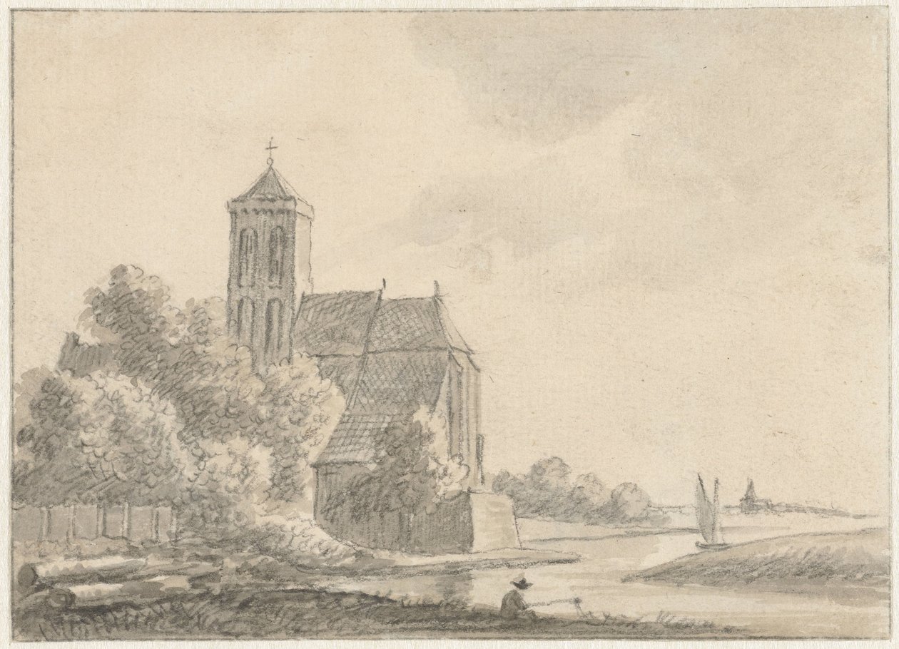 Utsikt over Cuijk av Hendrik Tavenier (possibly)