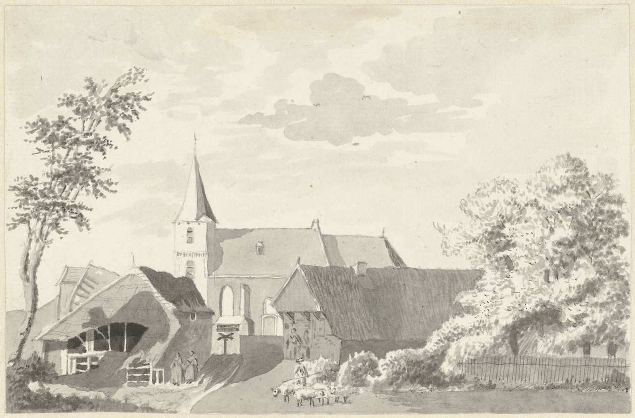 Landsbyen Etten nær Gendringen av Hendrik Tavenier