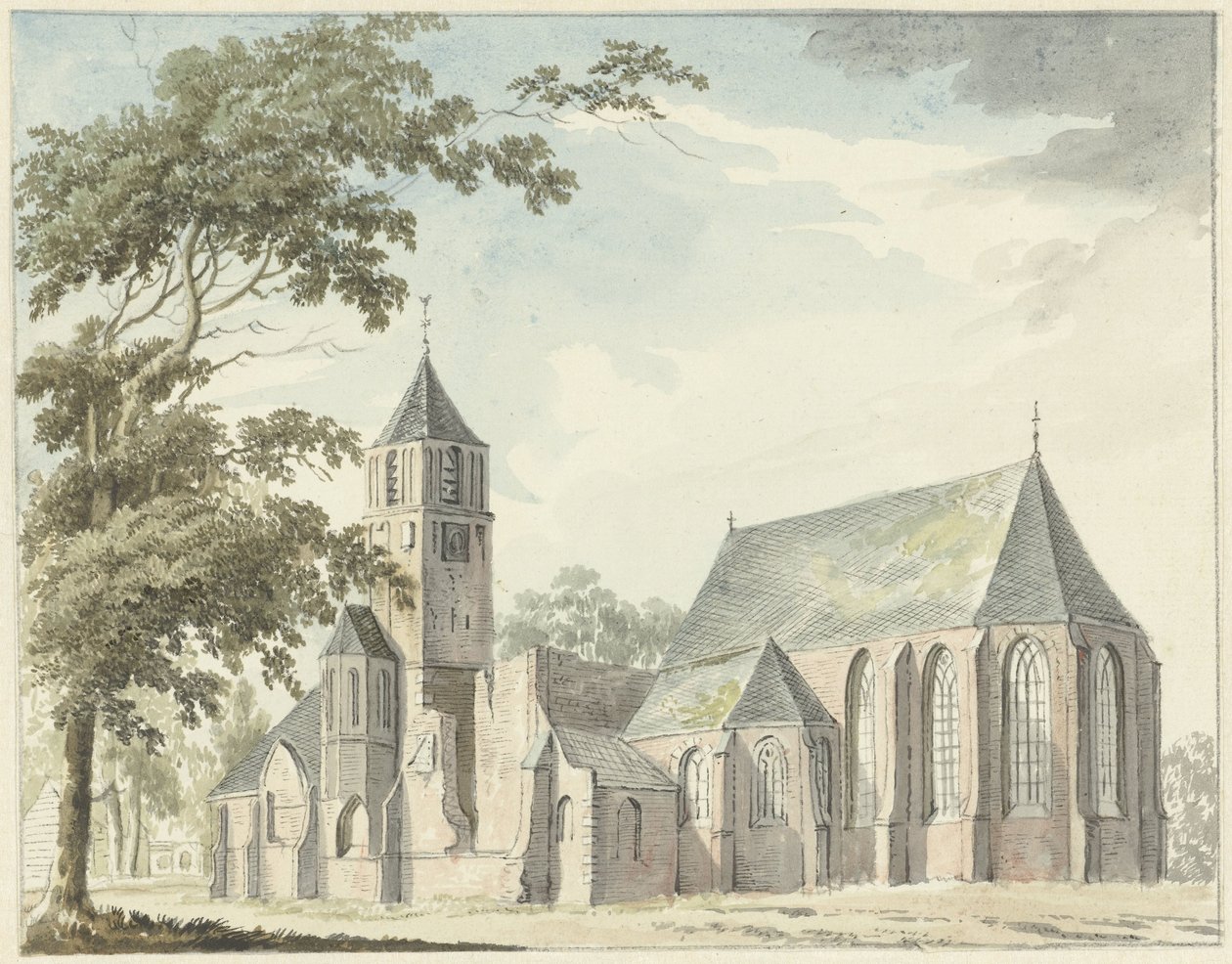 kirke i Warmond av Hendrik Tavenier