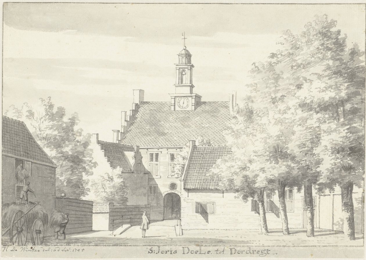 St. Jorisdoelen i Dordrecht av Hendrik de Winter