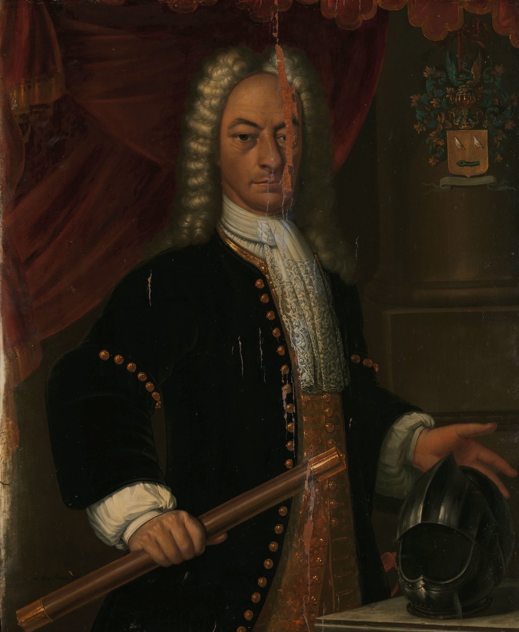 Diederik van Darven (1729–1730) Portrett av Diederik van Durven, generalguvernør i Nederlandsk Øst-India av Hendrik van den Bosch