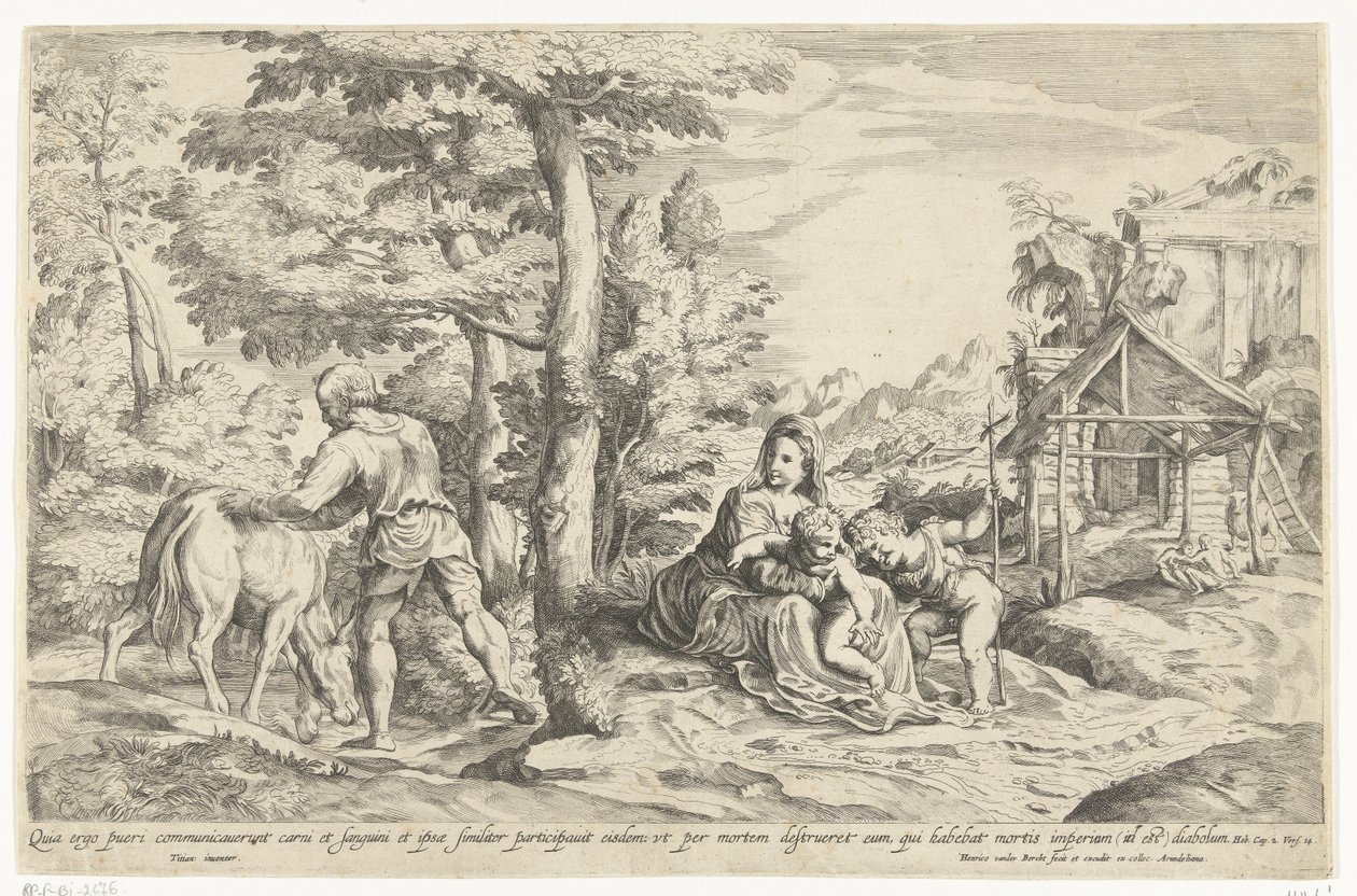 Retur fra Egypt av Hendrik van der Borcht (II)