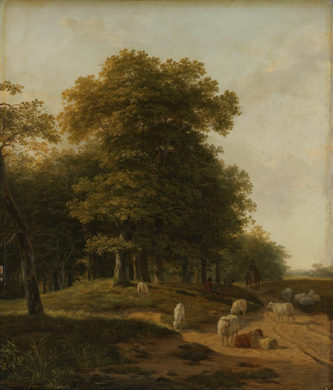 Gelder Landskap av Hendrikus van de Sande Bakhuyzen