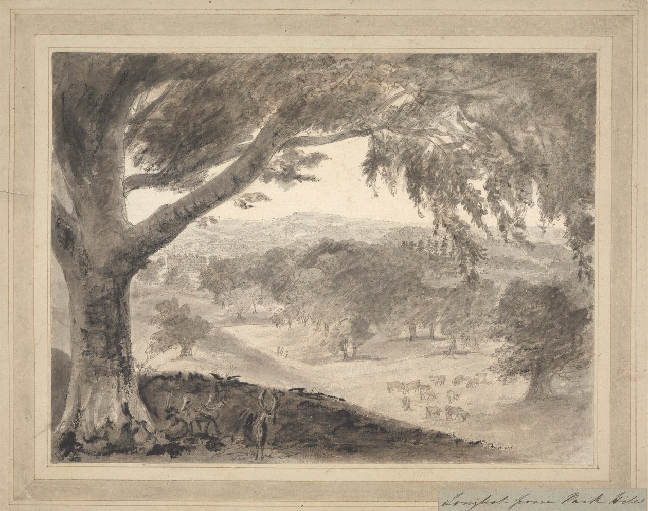 Longleat fra Park Hill av Heneage Finch fourth Earl of Aylesford