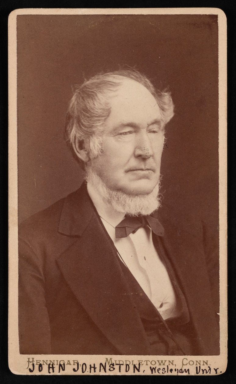 Portrett av John Johnston 1806-1879, før 1876. av Hennigar Bros