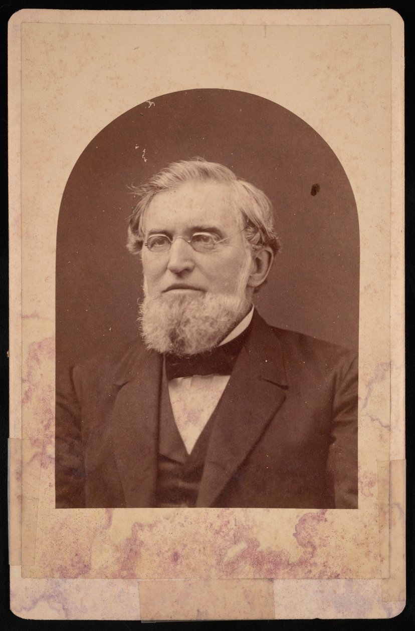 Portrett av Joseph Cummings 1817-1890, før 1890. av Hennigar and Gittings