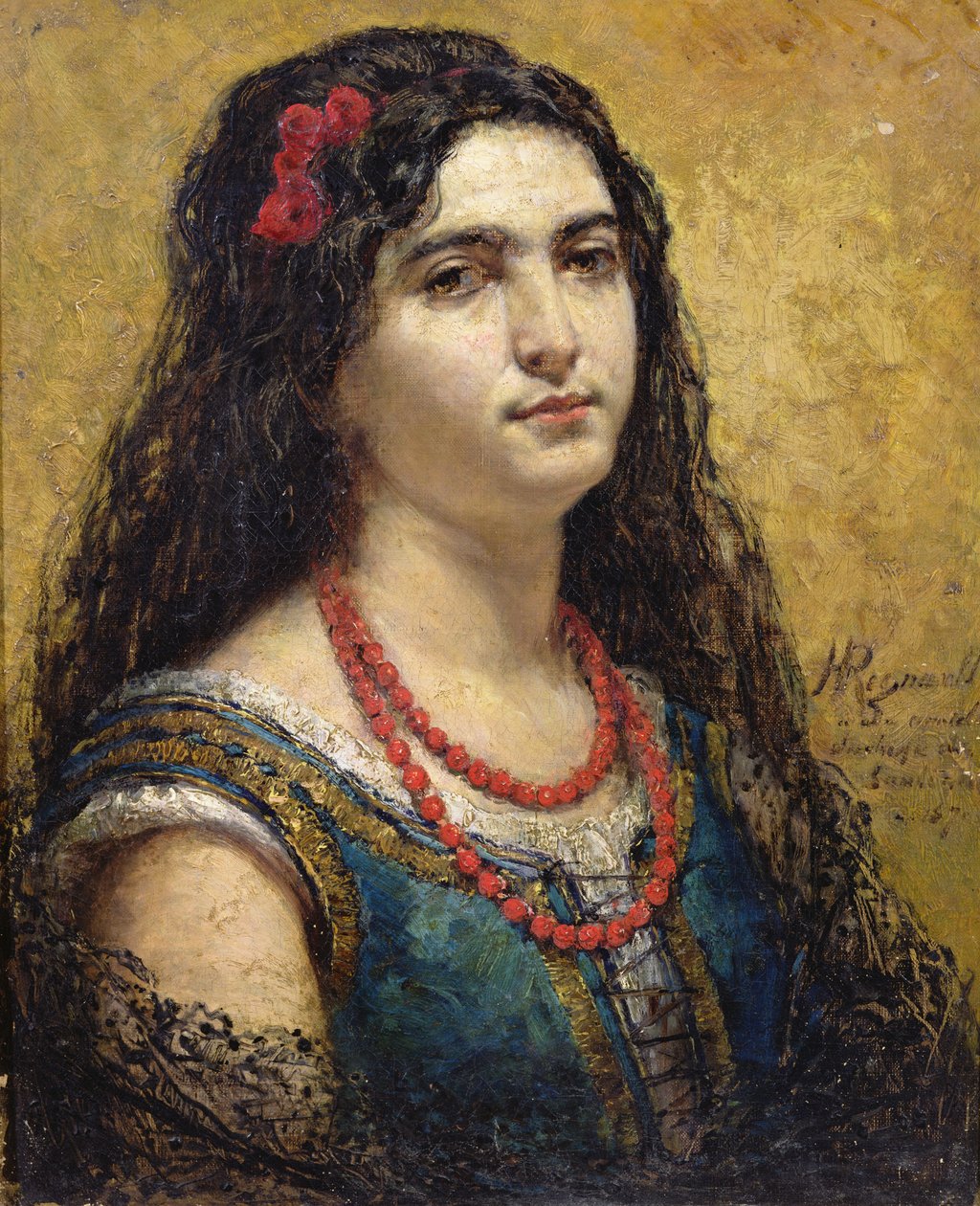 Den spanske kvinnen, 1870 av Henri Alexandre Georges Regnault
