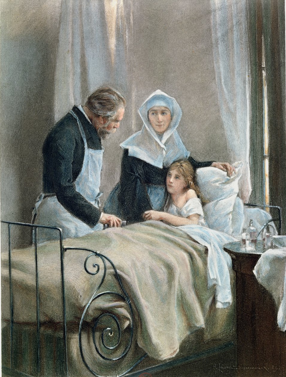 Det syke barnet av Henri Alphonse Louis Laurent-Desrousseaux