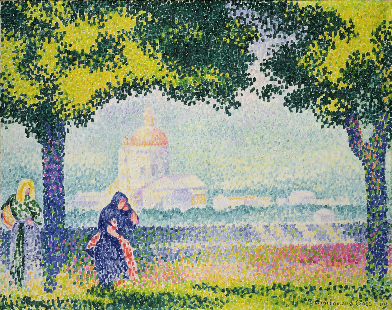 Santa Maria degli Angeli-kirken, 1909 av Henri Edmond Cross