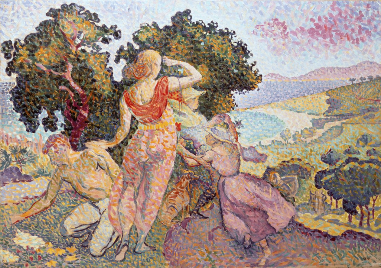 Ekskursjonistene, 1894 av Henri Edmond Cross