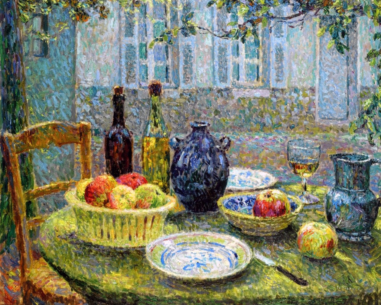 Pierres bord, 1920 av Henri Eugene Augustin Le Sidaner